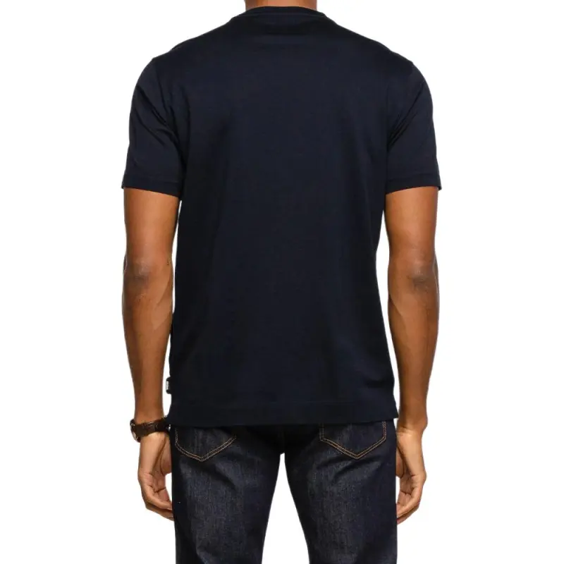 Ermenegildo Zegna T Shirts Men Black-2