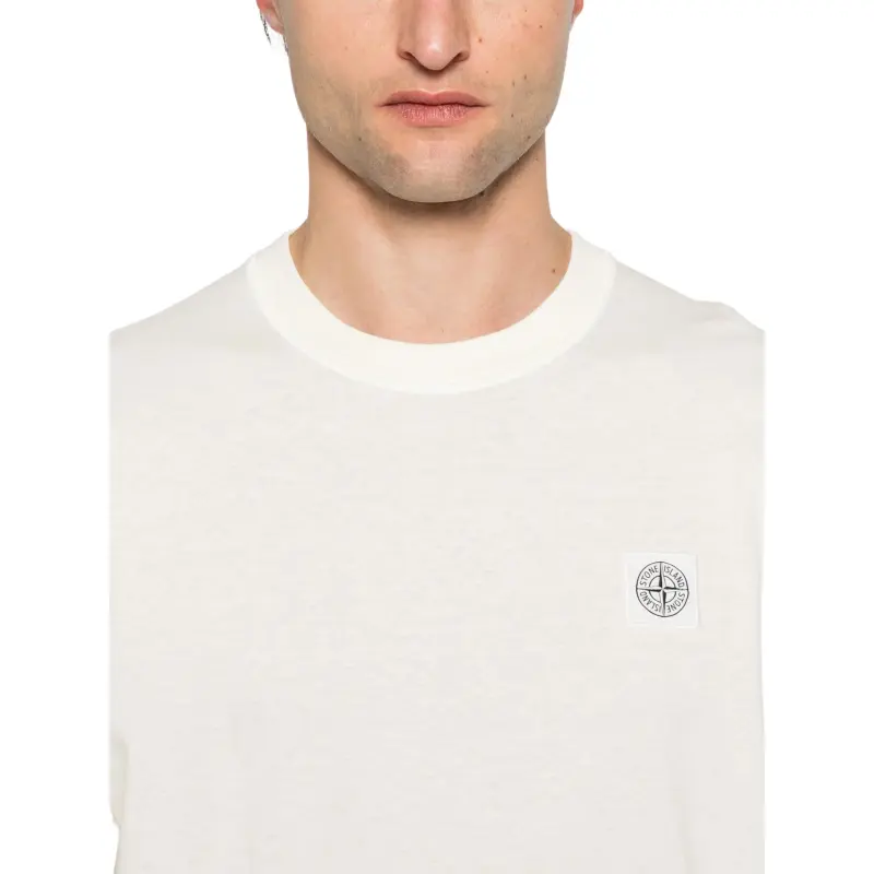 STONE ISLAND Compass Motif Crewneck T Shirt-3