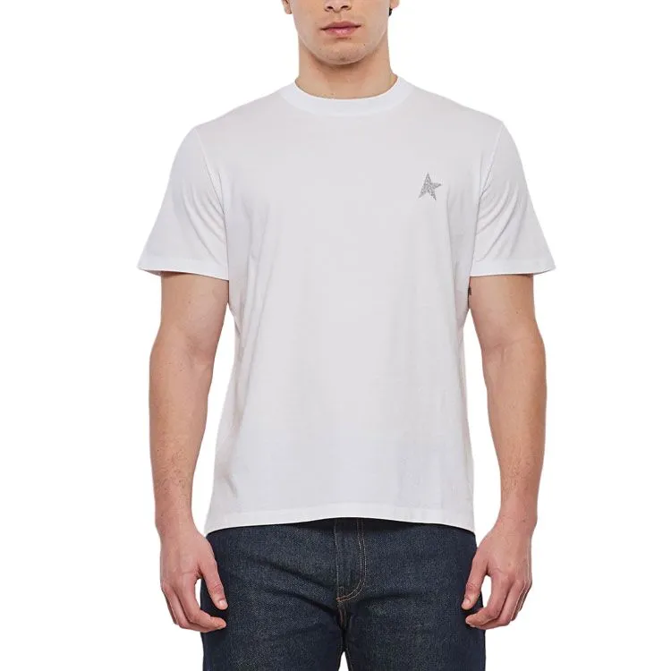 Golden Goose Glitter Logo-print Short-sleeve T-shirt-1