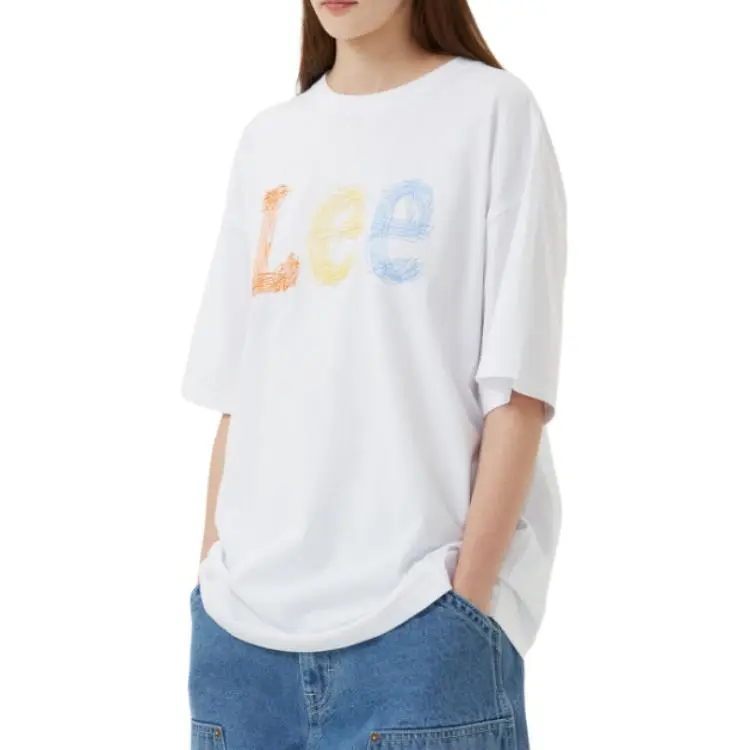 Lee T Shirts Men White-2