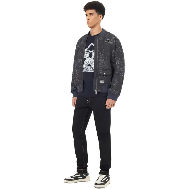 EVISU Jackets Men Charcoal Gray-4