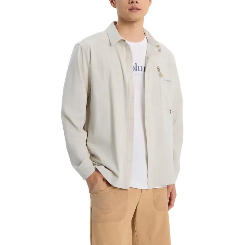 Columbia Shirt Men's Ivory White-2