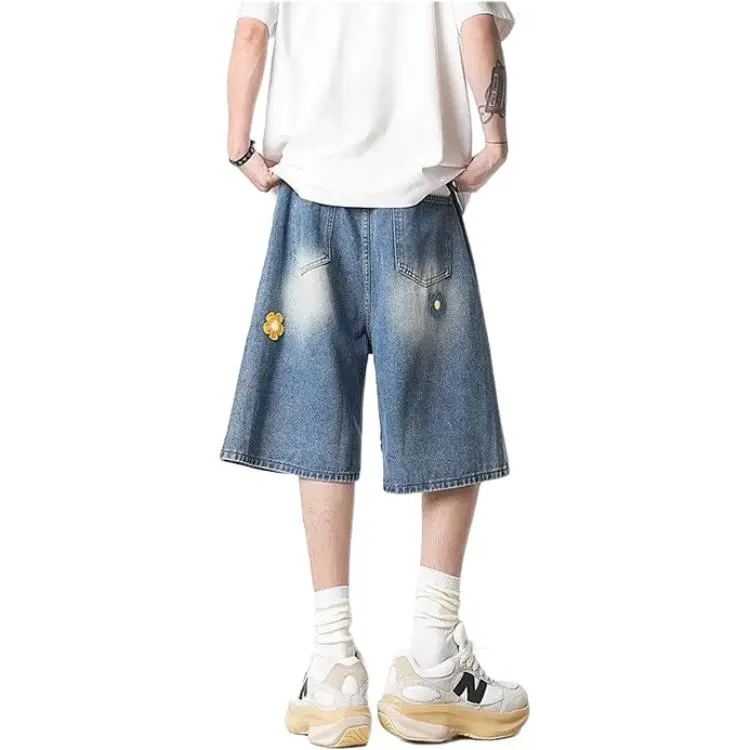 Concubine Zhu Denim Shorts Men's-1