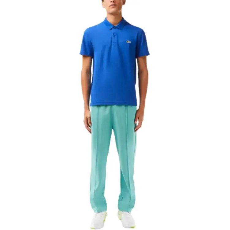 LACOSTE Logo Embroidered Short Sleeved Polo Shirt-1