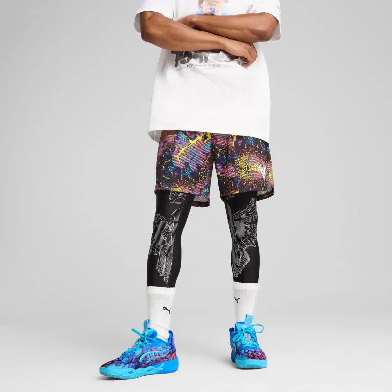 PUMA Shorts De Básquet '2 En 1' Melo Alien Skins Para Hombre-2