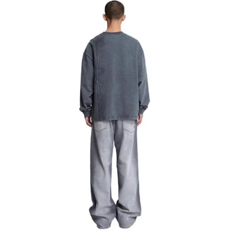 CLOT Sweatshirts Unisex Washed Black-2