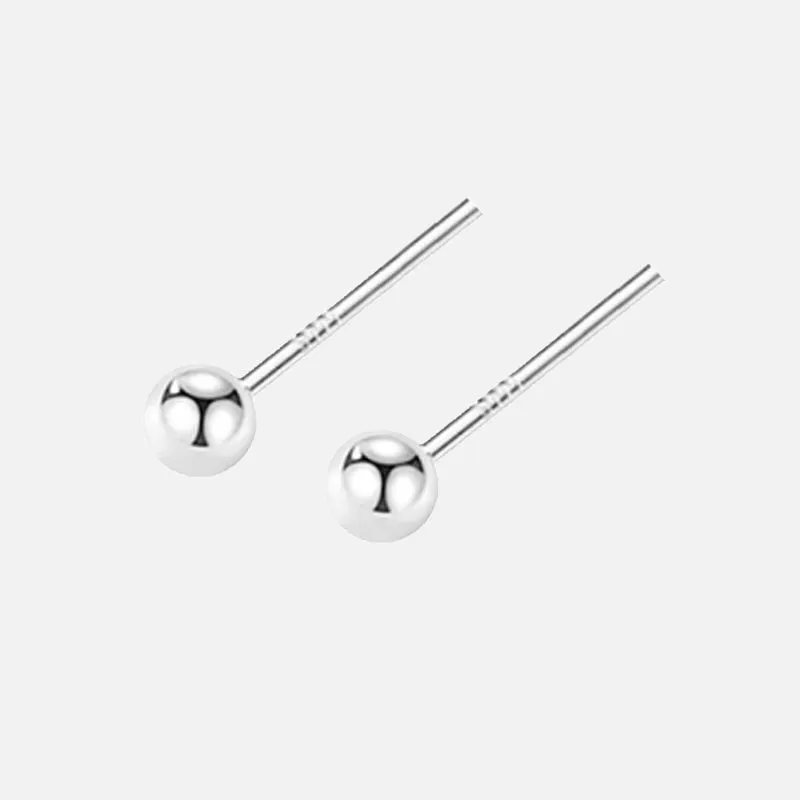 Blooming Petals S999 Fine Silver Stud Earrings Unisex-2