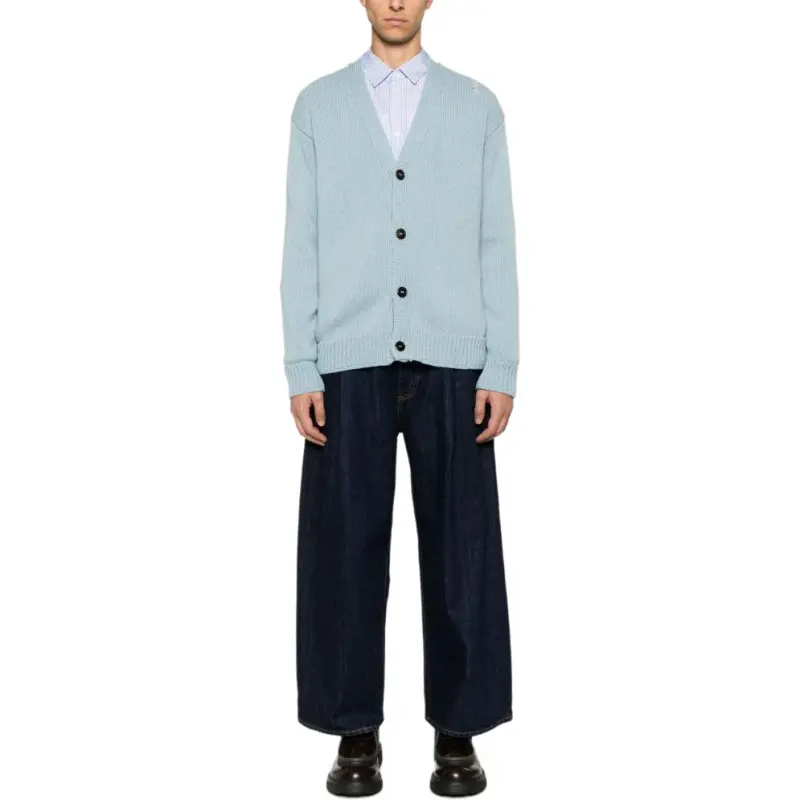 MARNI V Neck Button Detailed Cardigan-2