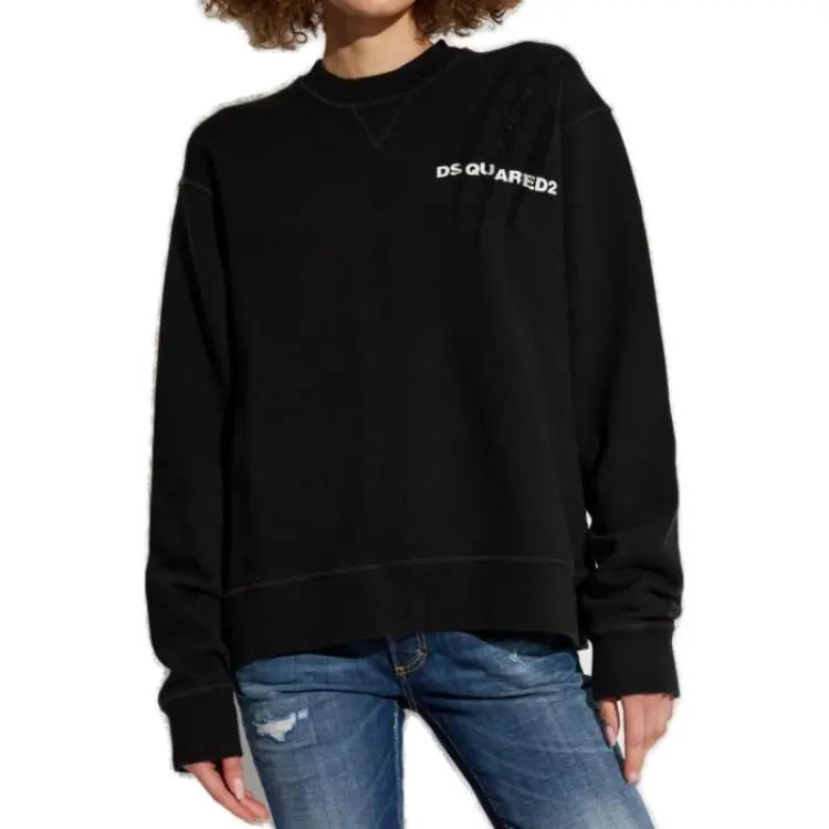 DSQUARED 2 Printed Scratch Cool Fit Crewneck Sweatshirt-3