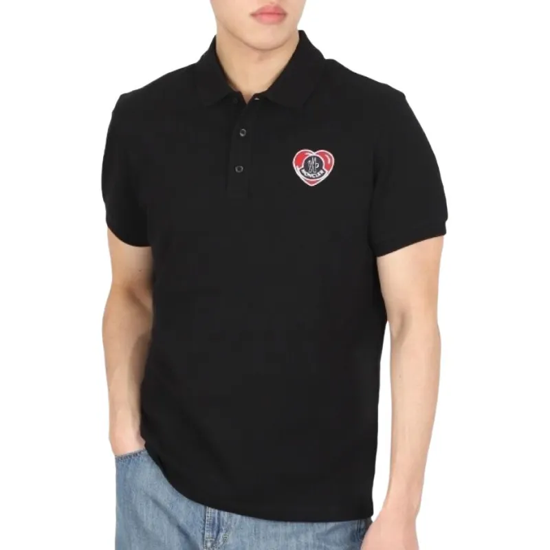 Moncler Polo Shirts Men Black-3