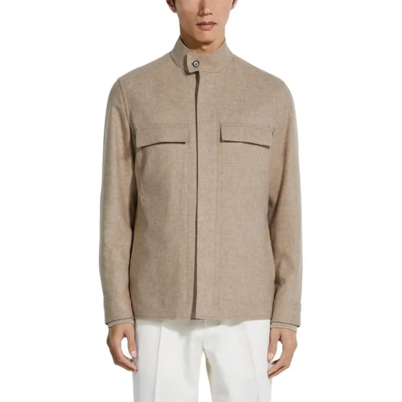 Ermenegildo Zegna Oasi Long Sleeved Overshirt-1