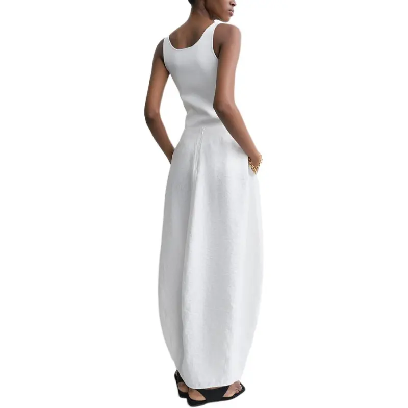 TOTEME SS25 Casual Long Skirts Women's White-2
