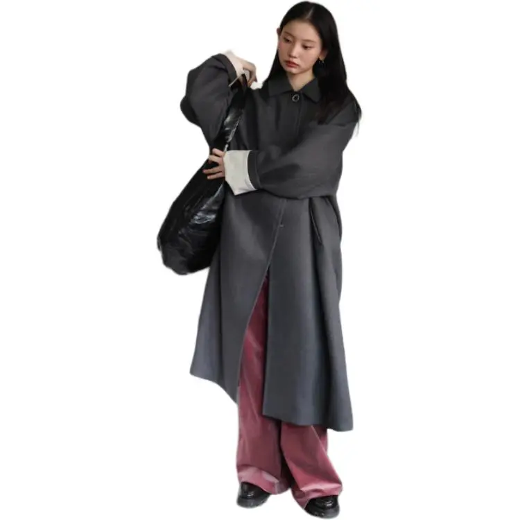 SUPERSCAPE Coats Women's Black Gray-1