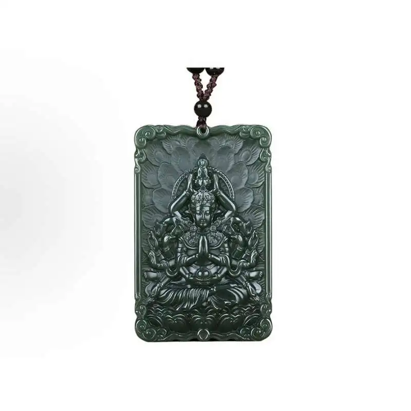 Gifts Pendants Green Jade Unisex-5