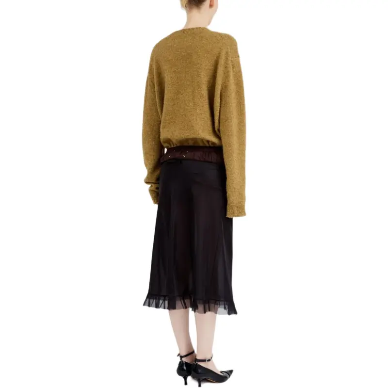 Maison Margiela Midi Skirt Black/Brown-5