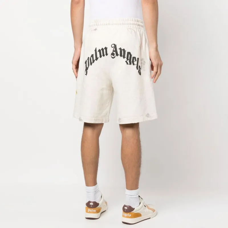 PALM ANGELS Palm Neon Sweat Shorts-2