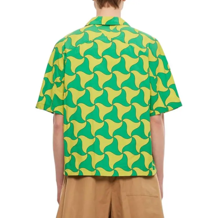 Bottega Veneta Shirts Men Green-3