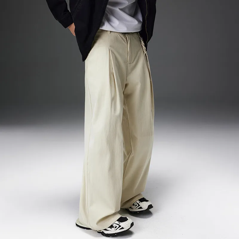 GTRG Casual Pants Unisex Apricot-2