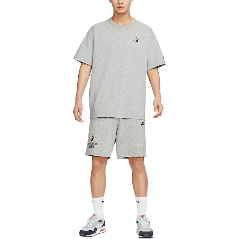 Nike Sportswear T Shirt Men's Toned Dark Gray-2