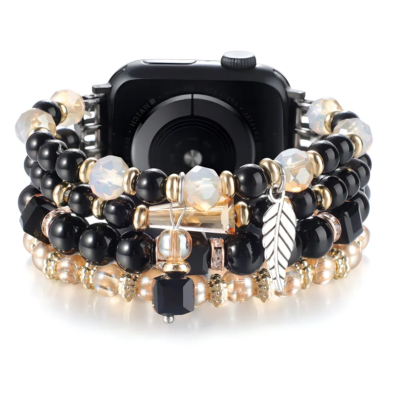 KVZUVUU Apple Compatibility Watch Band Resin Material-5