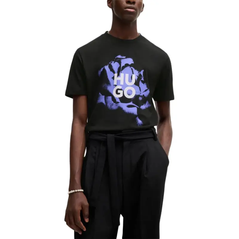 HUGO BOSS Logo print T shirt-1