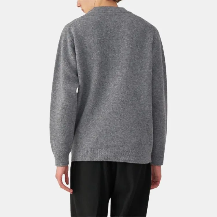 MUJI LABO Series Sweater Men's Charcoal Gray-2