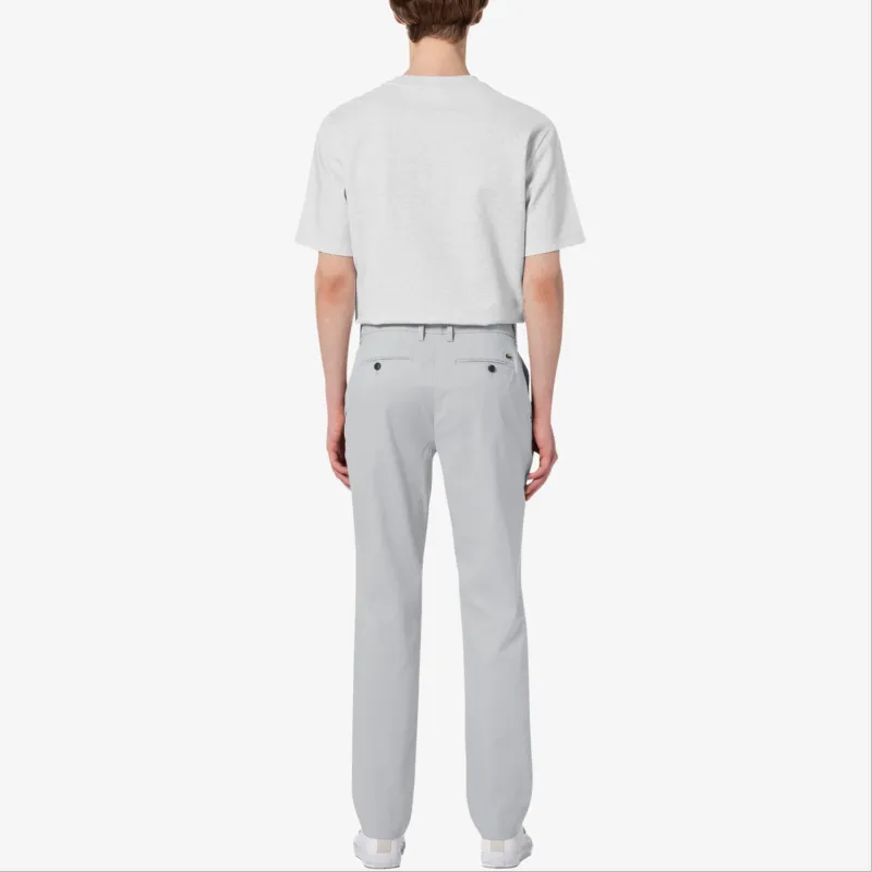 LACOSTE Casual Pants Men's Silver Gray-3