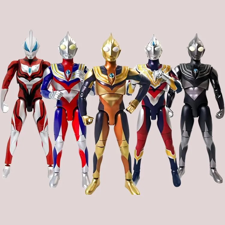 BANDAI Ultraman Character Ultraman Ultra Posable With Speaker Digimon Chuchu Ace Action Figures-1