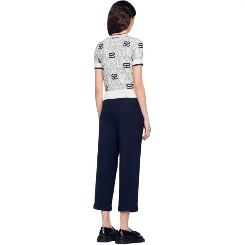 Sandro SS23 T Shirt Women's Light Umber-1