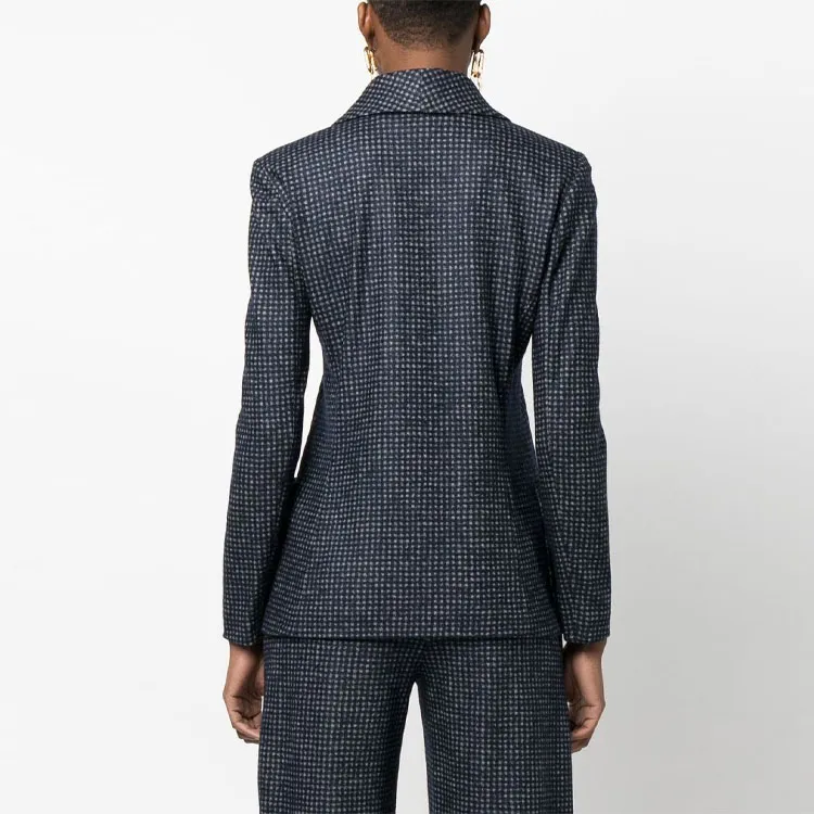 EMPORIO ARMANI Double Breasted Checked Jacket-2