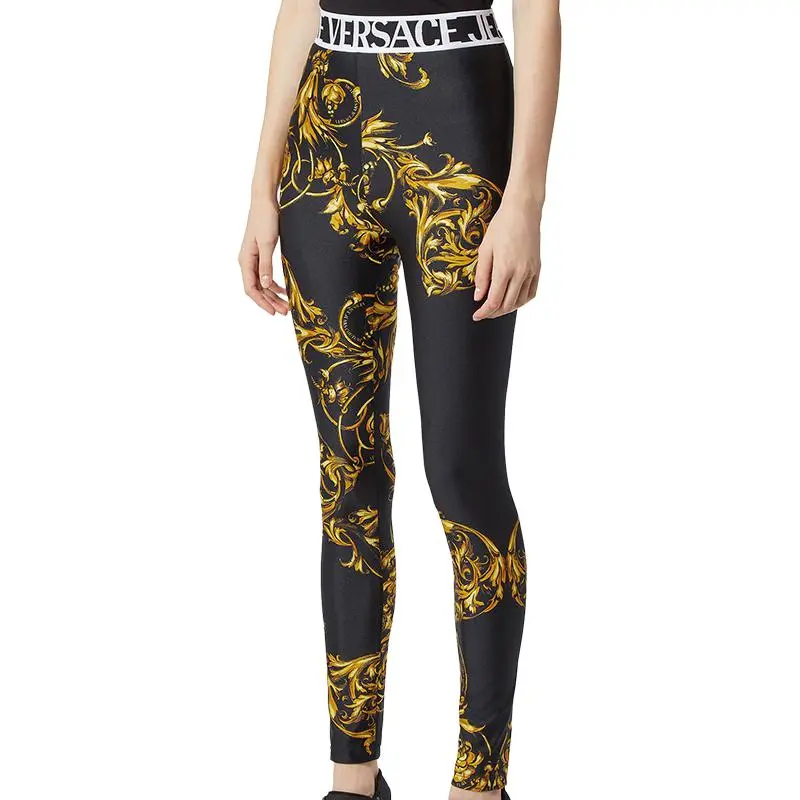 VERSACE Leggings Women's Black-2