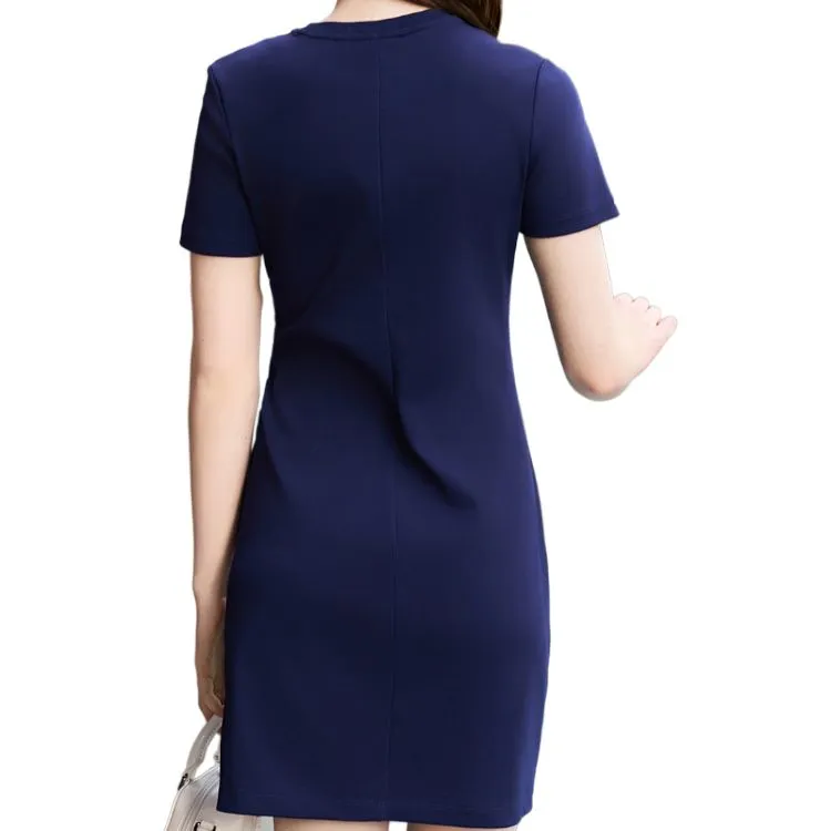 FILA ORIGINALE Short Sleeved Dress Women's Dark Silent Blue DB-3