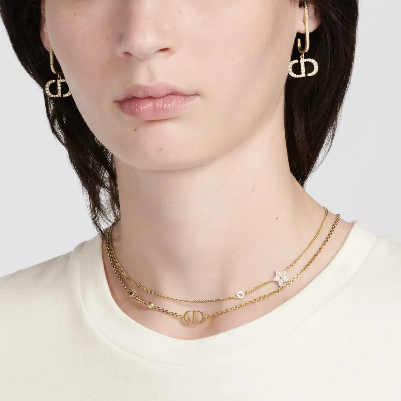 DIOR Metal Necklaces Women's Gold-4
