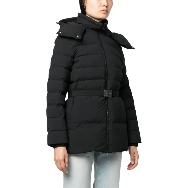 Burberry Belted Hooded Padded Jacket-4