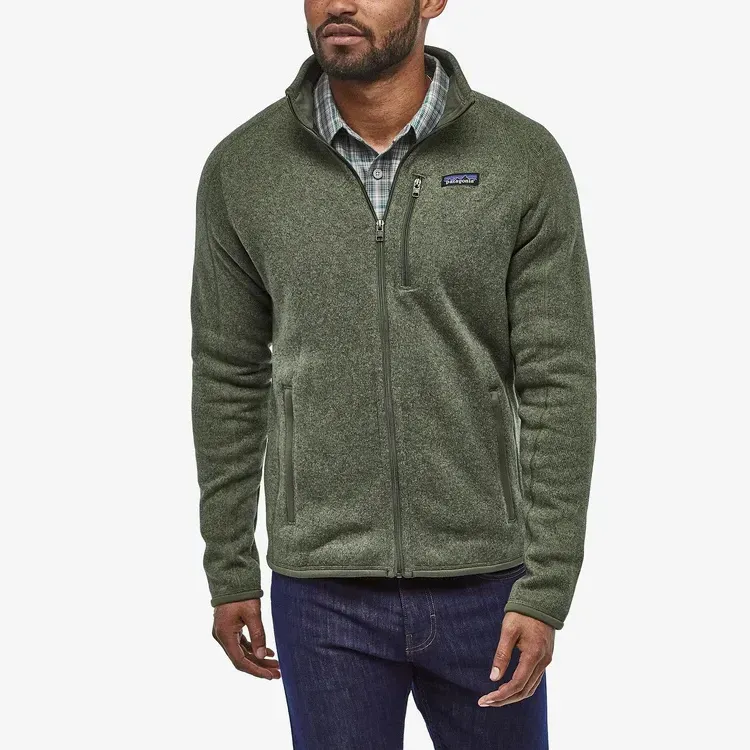 Patagonia Jackets Coats Men's Green Comes With Necklace-2