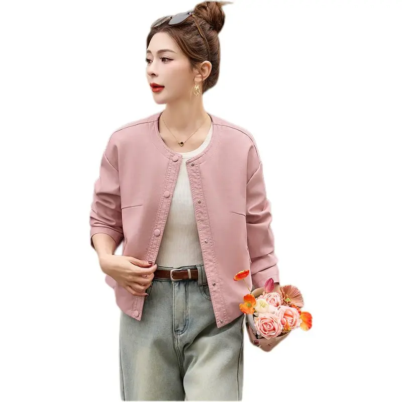 Fele.d Leather Jackets Women's-3