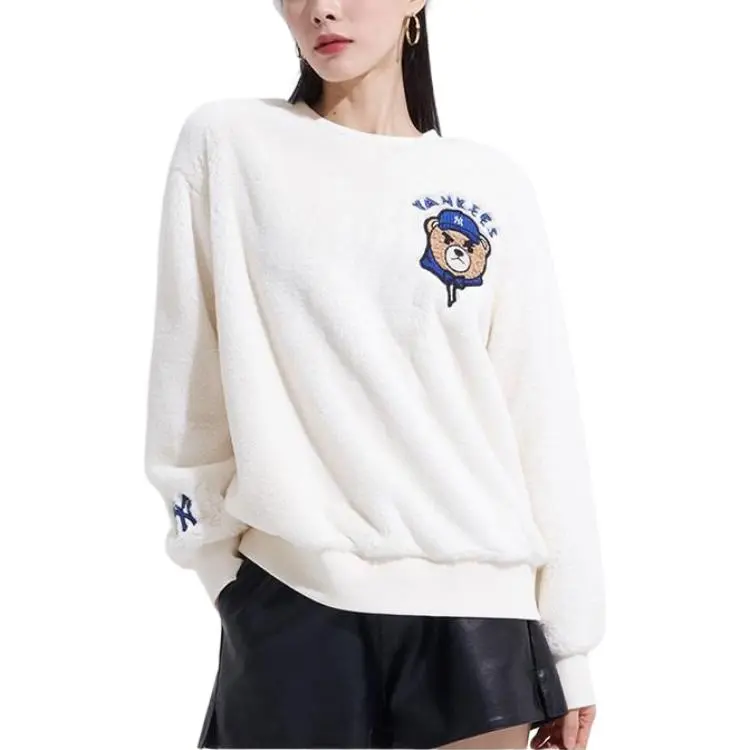 MLB Sweatshirts Unisex Cream-2