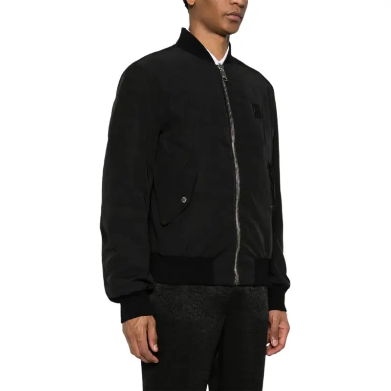 BALMAIN Zip Up Bomber Jacket-3
