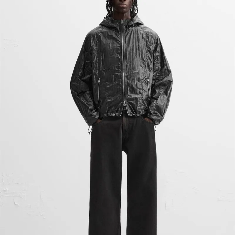 ZARA Jackets Men Black-2