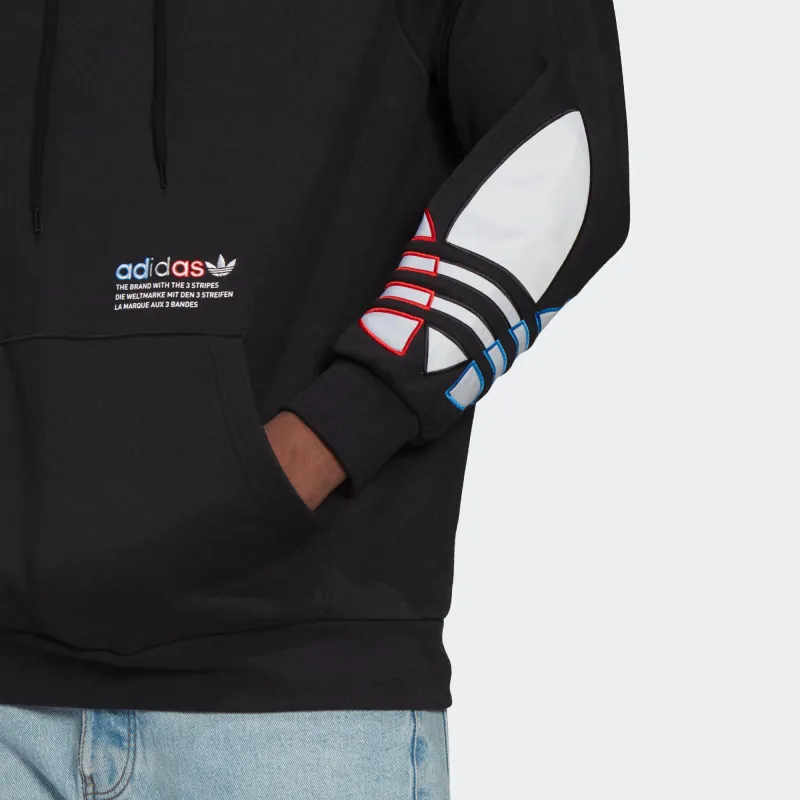 Adidas Originals Clover Series Sweatshirt Set Men's Black-5