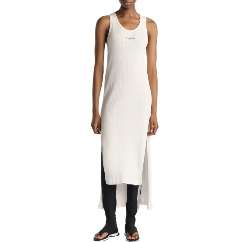 DIOR Sleeveless Dress Women's White-2