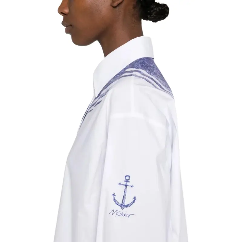 MOSCHINO Trompe L'oeil Print Shirt-4