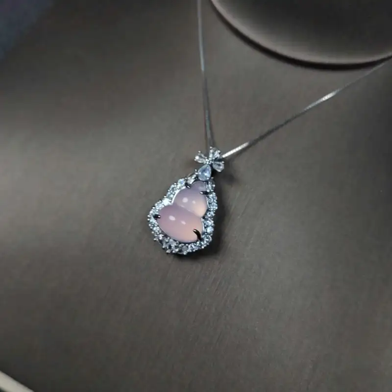 Grace Chalcedony Necklaces Women's-3