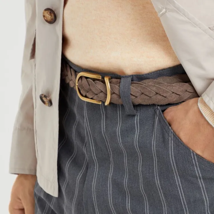 Brunello Cucinelli Interwoven Buckle Belt-2