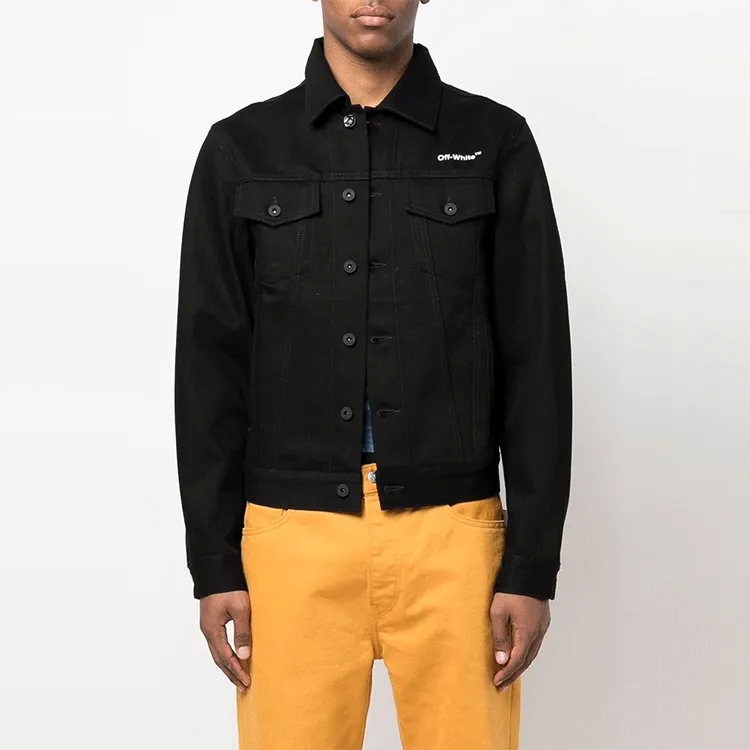 OFF WHITE Diag Stripe Denim Jacket-2