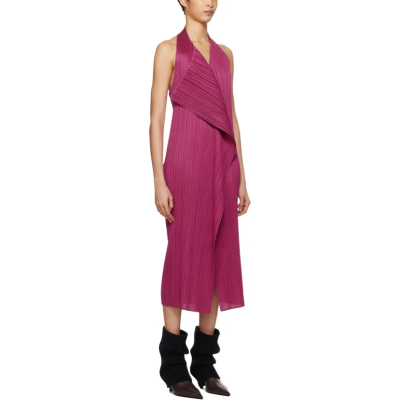 PLEATS PLEASE ISSEY MIYAKE Monthly Colors November Midi Dress-4