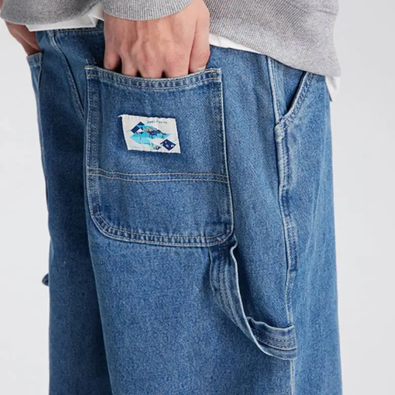 Simple Loose Jeans-6
