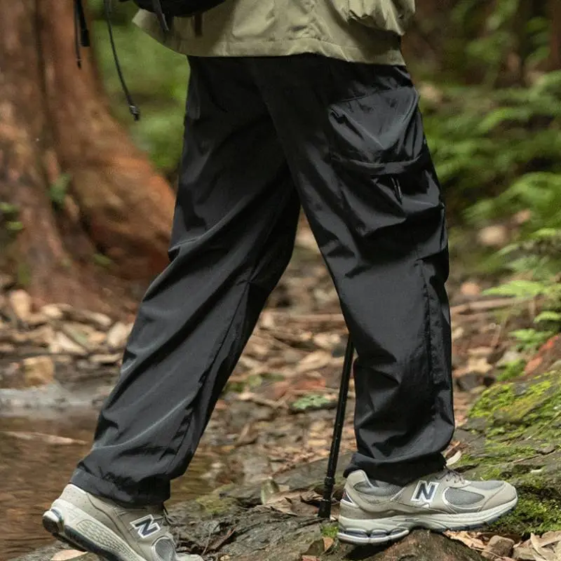 Loose Straight Leg Cargo Pants-2