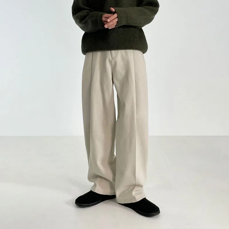 Loose Basics Suit Trousers-2