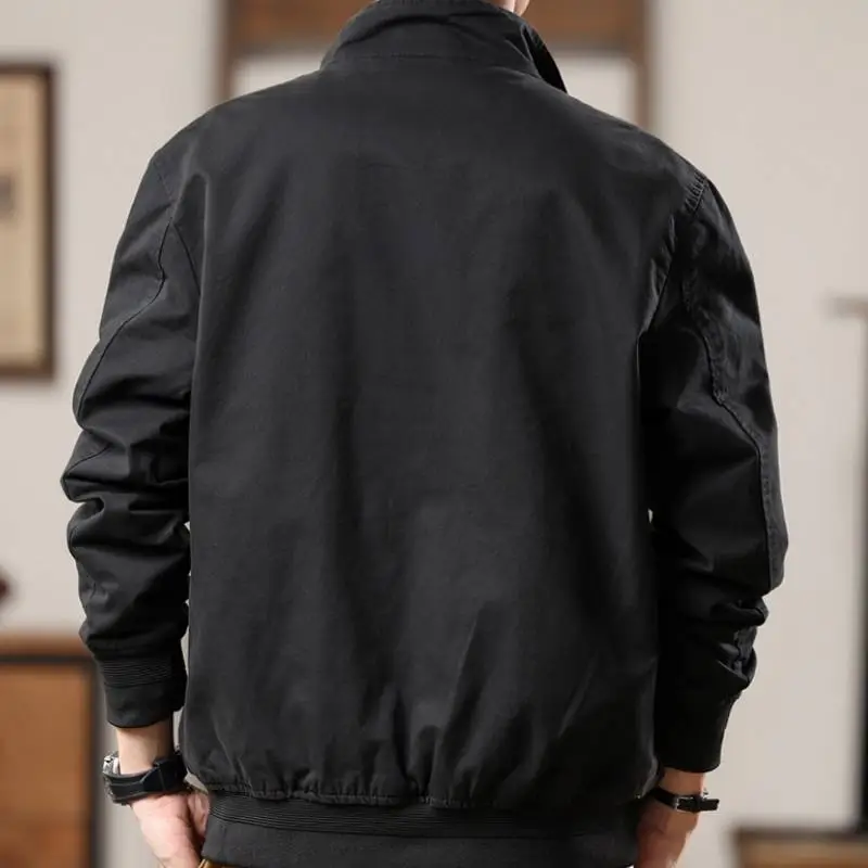 Simple Plain Loose Jacket-2